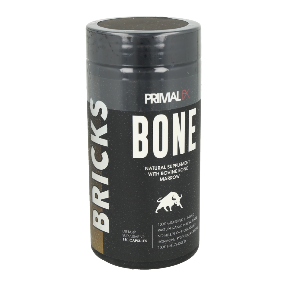 Suplemento nutricional deportivo Bone, contiene médula ósea de res