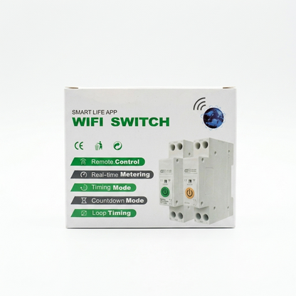Disyuntor inteligente para riel DIN compatible con WiFi